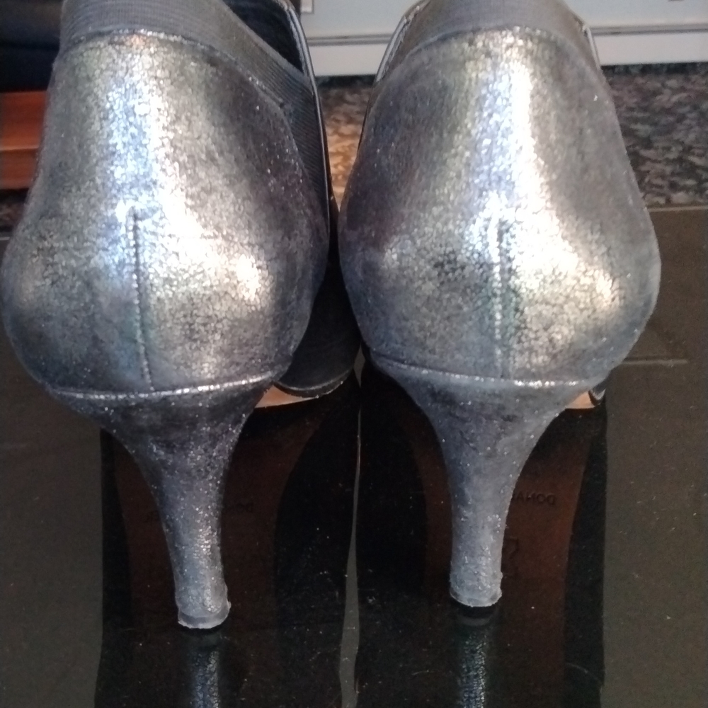 Donald J Pliner black ankle boot size 9 thin heel - Picture 3 of 9